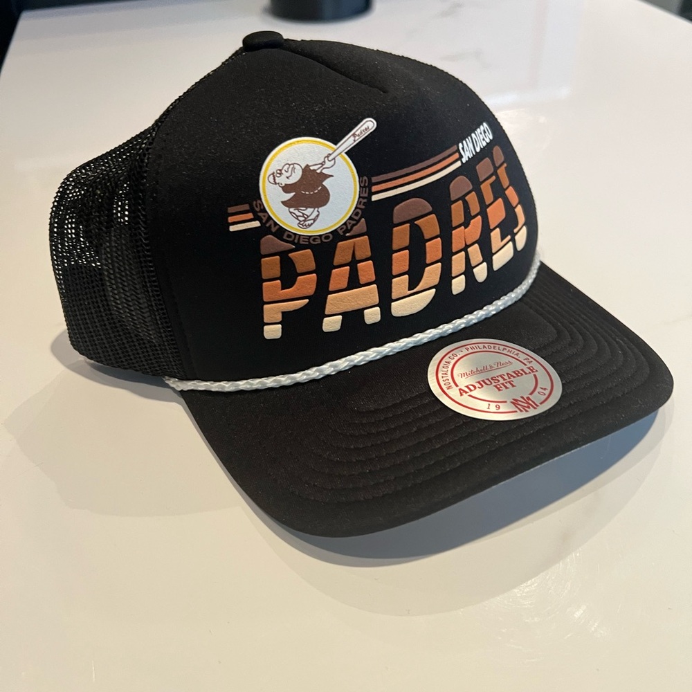 Mitchell & Ness San Diego Padres Black and Brown Cap